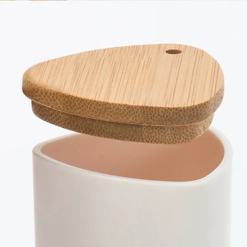 Portable Bamboo Toothpick Holder Pocket Toothpick Storage Dispenser Bucket New Home Table Decor Toothpick Container Box with Lid 3