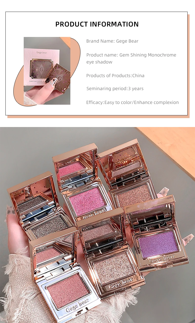 Gege Bear Eyeshadow Look