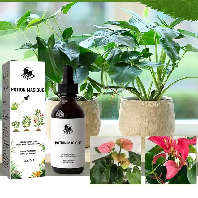 Plant Loliar Mertilizátor 1,01Oz Beltéri Növényi Műtrágya Szerves Folyékony Lendület Lombos Spray A Legtöbb Növény Számára - Image 4