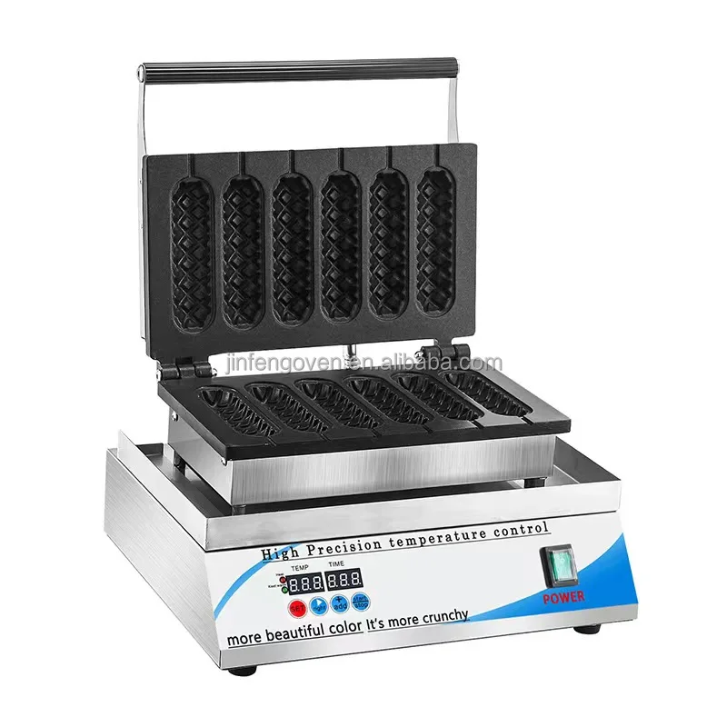 

220V 110V Commercial French Corn Hot Dog Waffle Stick Maker