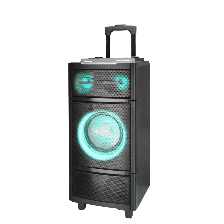 2021 Hot selling 60w 8 inch Powerful professional speaker system Loud speaker DJ pad Outdoor trolley Speakers amplifier audio