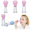 Facial Massage Cups Rubber Vacuum Cupping Skin Lifting Anti Cellulite Massager for Face Pvc Body Cups Skin Scraping Massage Jar 1