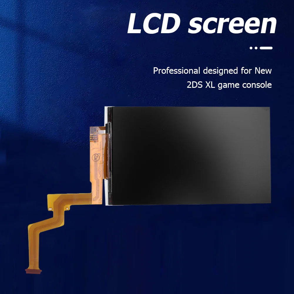 오리지널 탑 LCD 스크린 경량 탑 LCD 디스플레이 스크린 쉬운 설치 게임 콘솔 LCD 스크린 교체 부품 뉴 2DS XL용