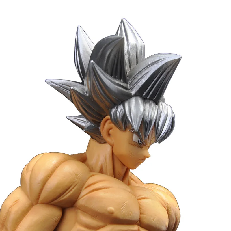 Dragon ball super prata cabelo ultra instinto son goku figura kakarotto  figuras pvc 31cm anime figuras estátua collectible brinquedo do miúdo