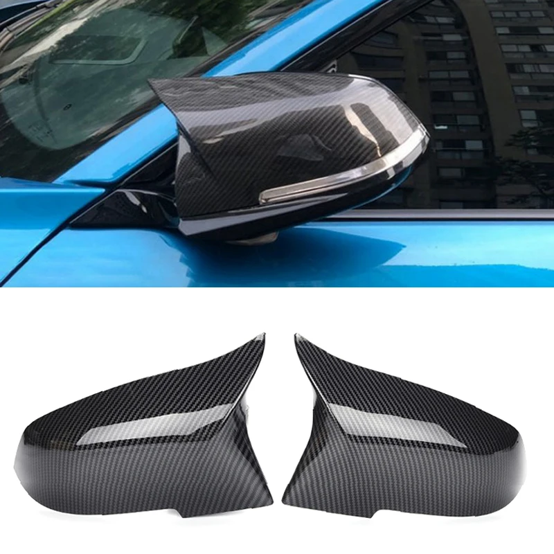 

Carbon Fiber Car Rearview Mirror Cap Rear View Side Mirror Cover ABS For BMW 1 2 3 4 Series F30 F34 F20 F22 F23 F32 F33 F36 E84