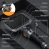 TESLONG 5.5mm Lens Two-Way 420° Articulating Borescope with 5 " Screen 1080P Steering Industrial Endoscope for Car Inspection 2