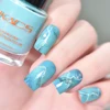 KADS Nail Stamp Plate Geometry 023 Line Image Gradient Crack Marbling Stamping Effect Manicure Stamping Polish Printing Stencil 5