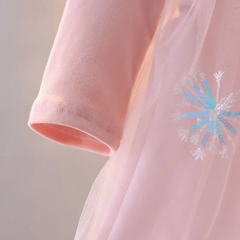 New Princess Dress Girls Dress Long-sleeved For Children's Party Clothes Elsa Frozen Dress Spring Autumn Kids Dress 2-9Y S23071112140d4d0792aab81948769d61m