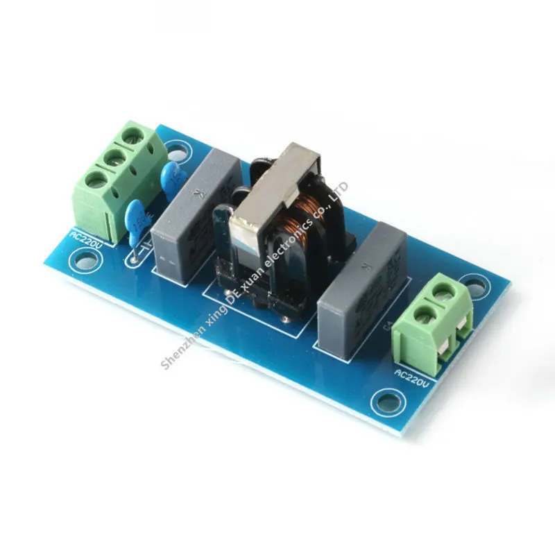 1 Pz Filtro Emi Sound Booster Filtro Presa 220V 2A Modulo Filtro Emi Scheda Di Alimentazione