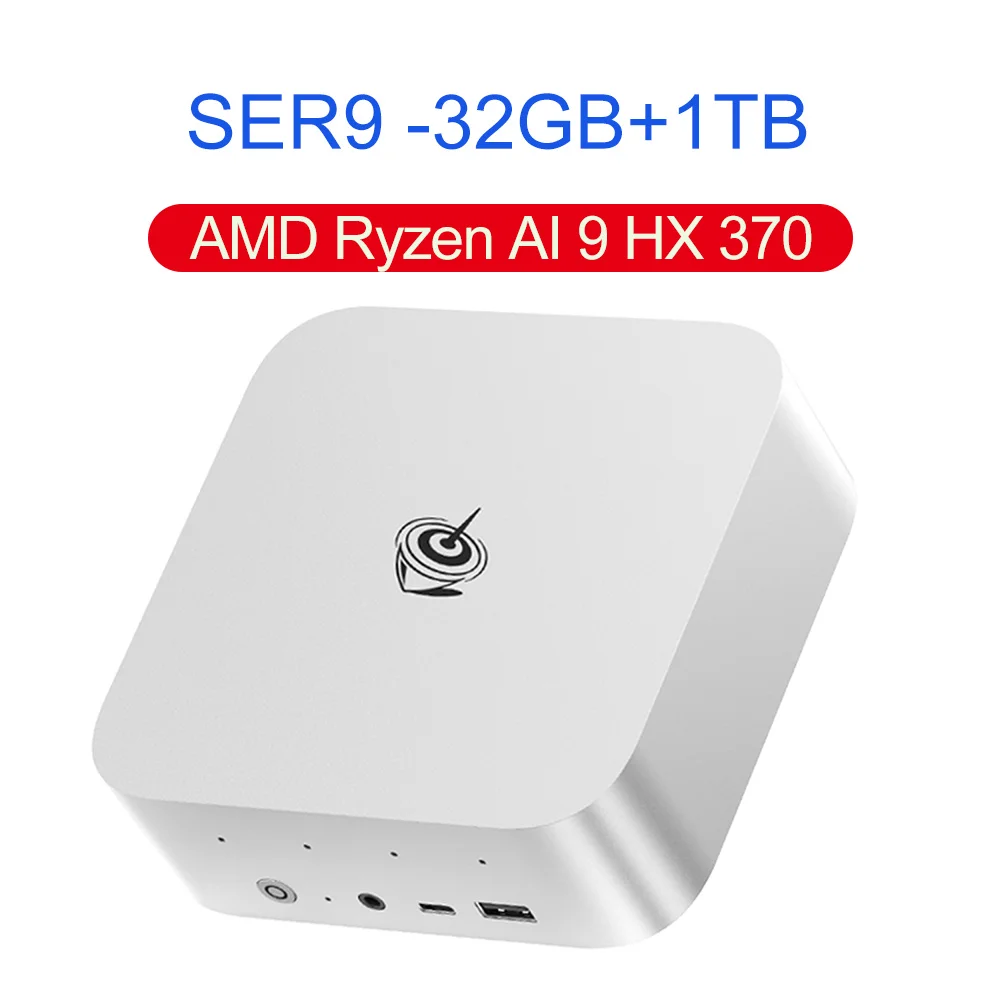 Beelink SER9 AMD Ryzen AI 9 HX370 Powerful AI PC DDR5 Mini
