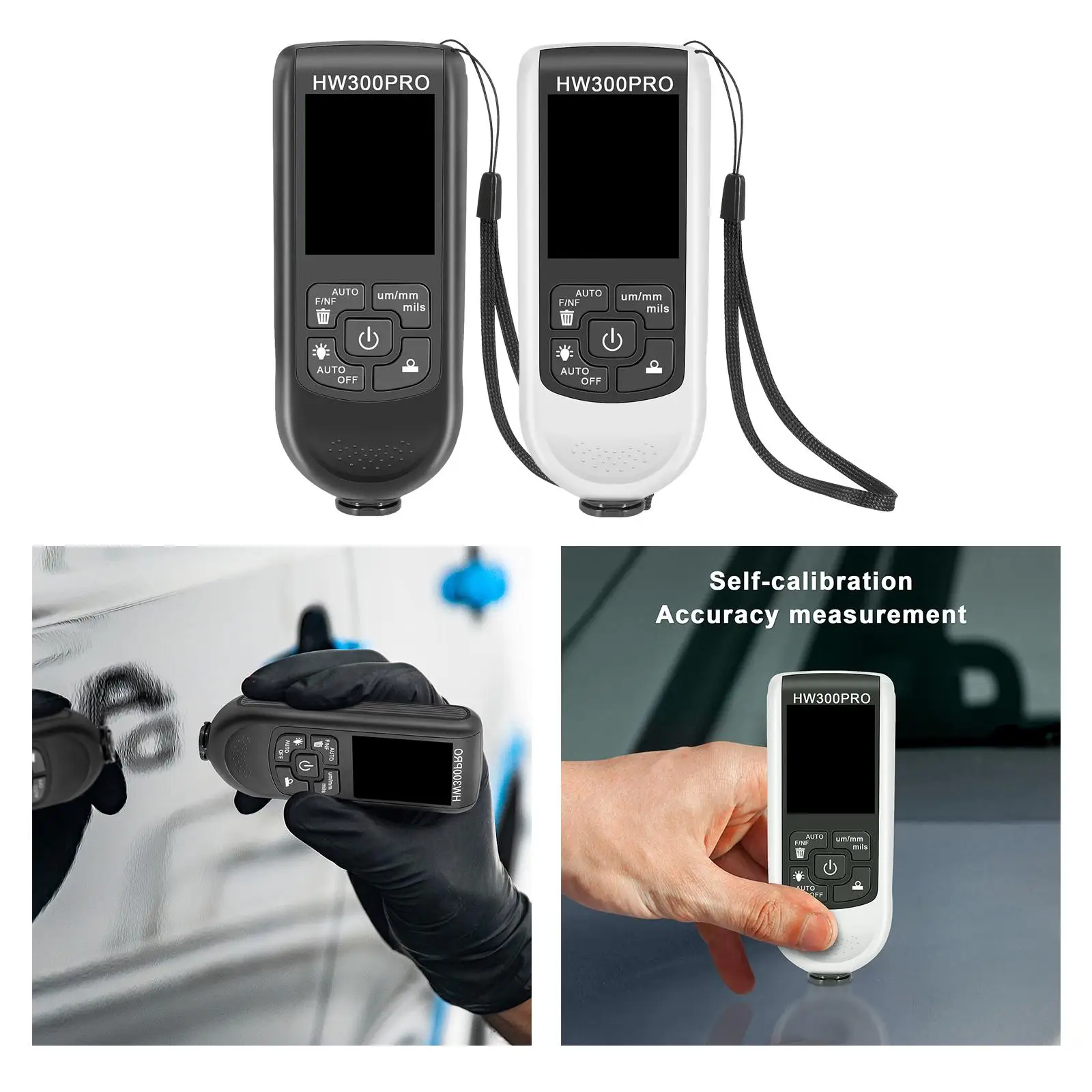 Coating Thickness Gauge Car Coating Thickness Measurement Auto Power Off 5