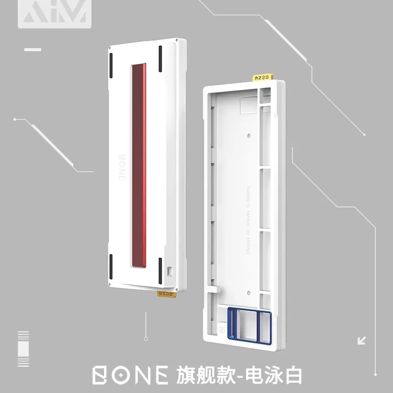 Aim Bone80 Mechanical Keyboard Case Aluminium Alloy Pcb Custom