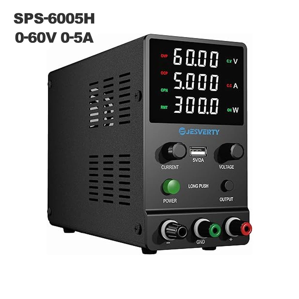 Jesverty-dc電源、変数、調整可能な切り替え、安定したベンチ、4桁の