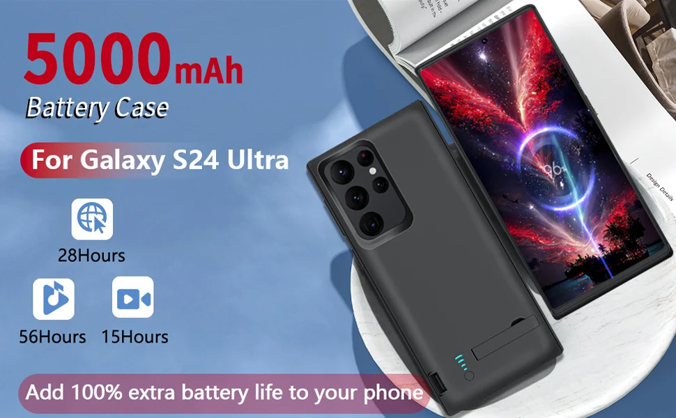 s24 ultra battery case, galaxy s24 ultra battery case, s24 ultra charger case