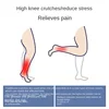 Ankle Fracture Support Single-leg Mobility Aid Non-slip Crutch for Adults Sprain Recovery Assistant Walking Aid for Ankle 6