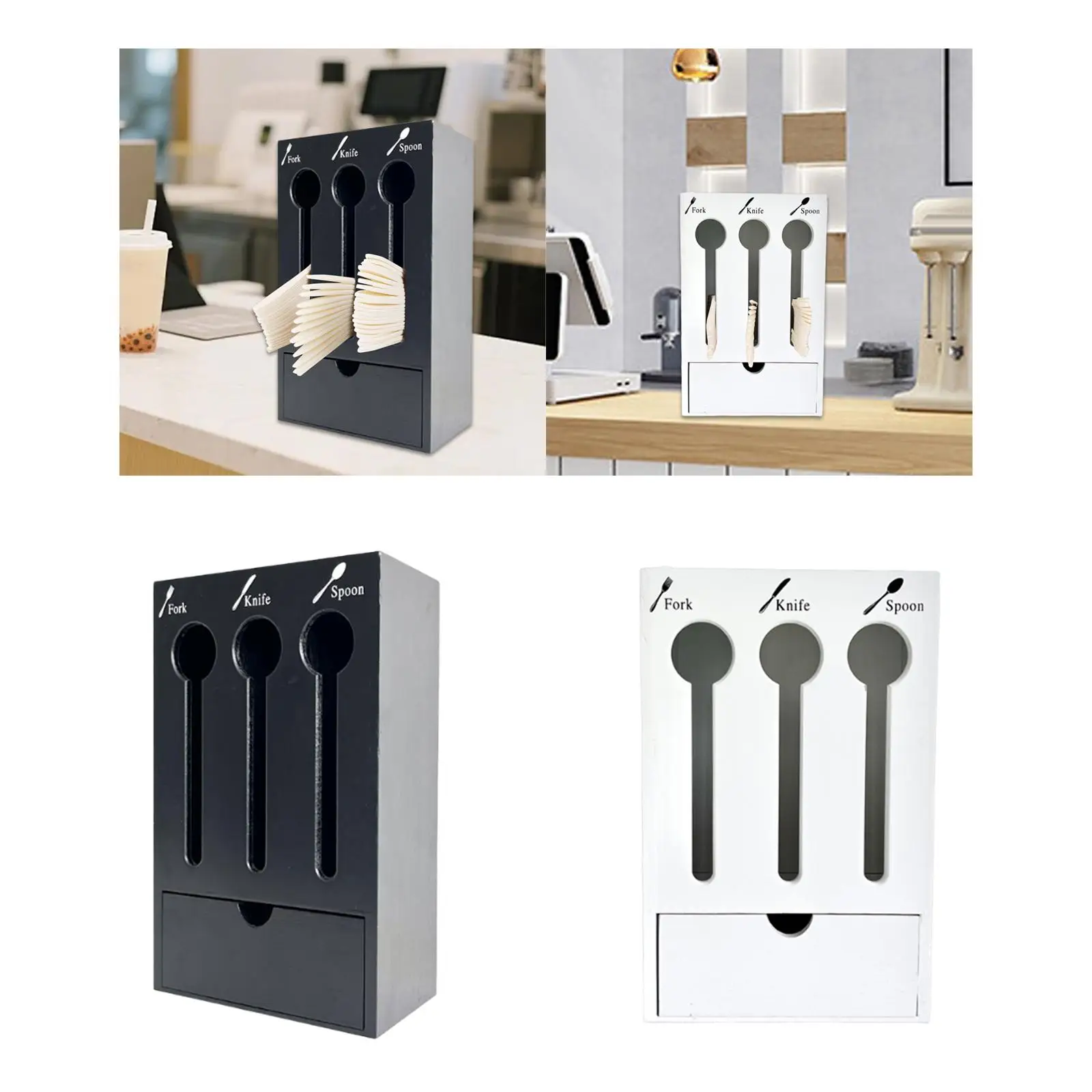 Utensil Holder Tableware Storage Organizer for Buffet Restaurant Dining Room
