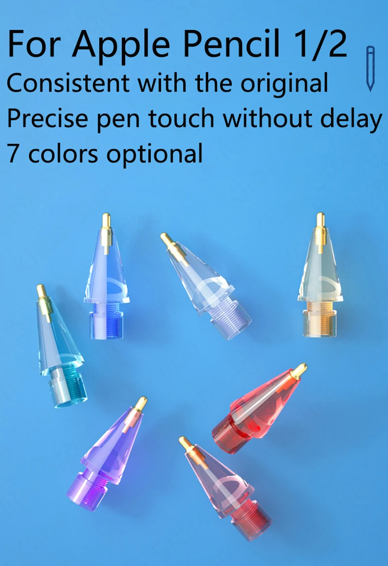 Nib transparente para Apple Pencil substituição, 1ª