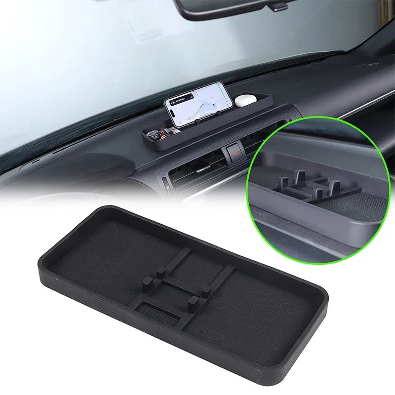 

For Subaru BRZ 2022 silicone black car dashboard multi-function storage mobile phone anti-slip mat car interior accessories
