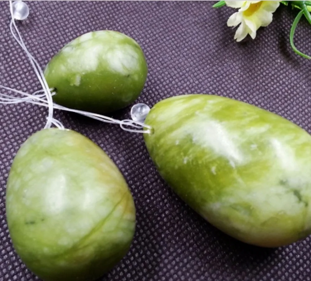 Multifunctional natural jade egg massager Jade massage health care massage eggs stone Jade massage balls