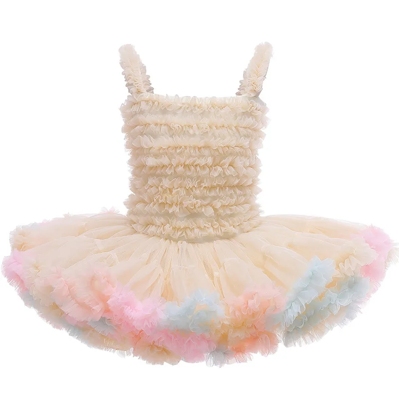 

MODX New Girls Tutu Skirt Ballerina Tutu Skirt Fluffy Children Ballet Skirts Toddler Girls Birthday Party Princess Tulle Dresses