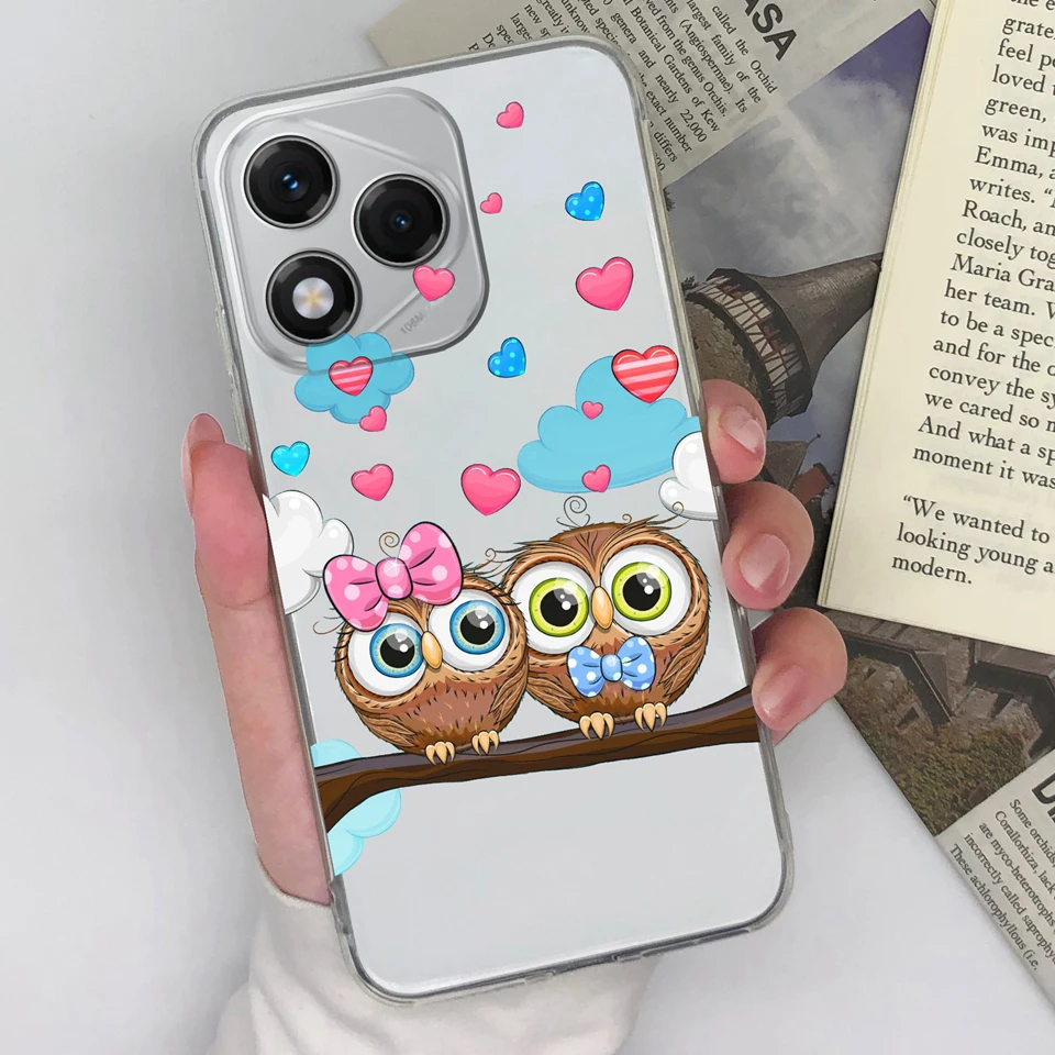 Brilliant Flower Butterfly Transparent Phone Case