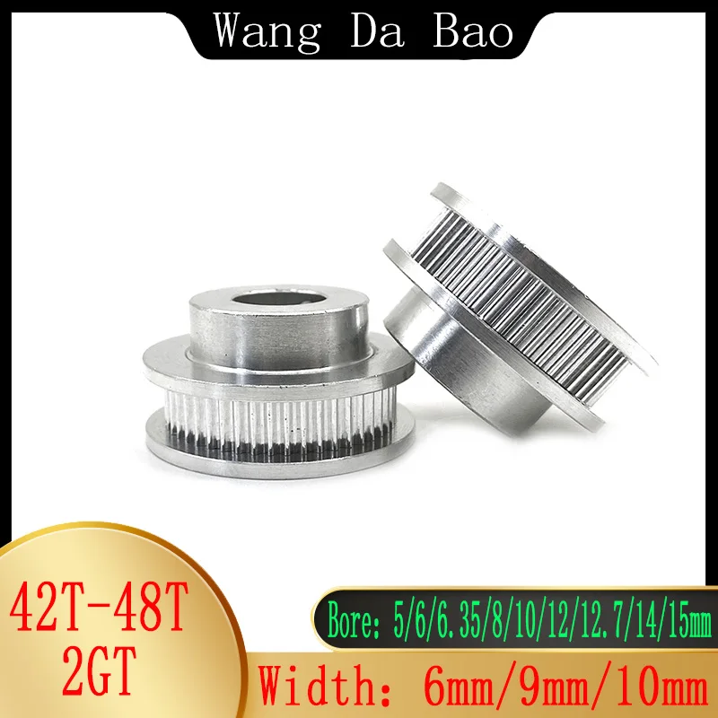 

Printer Accessories 2gt Synchronous Wheel 42-48 Teeth Inner Hole 5/6/6.35/8/10/12/12.7/14/15mm Bandwidth 6/9/10mm