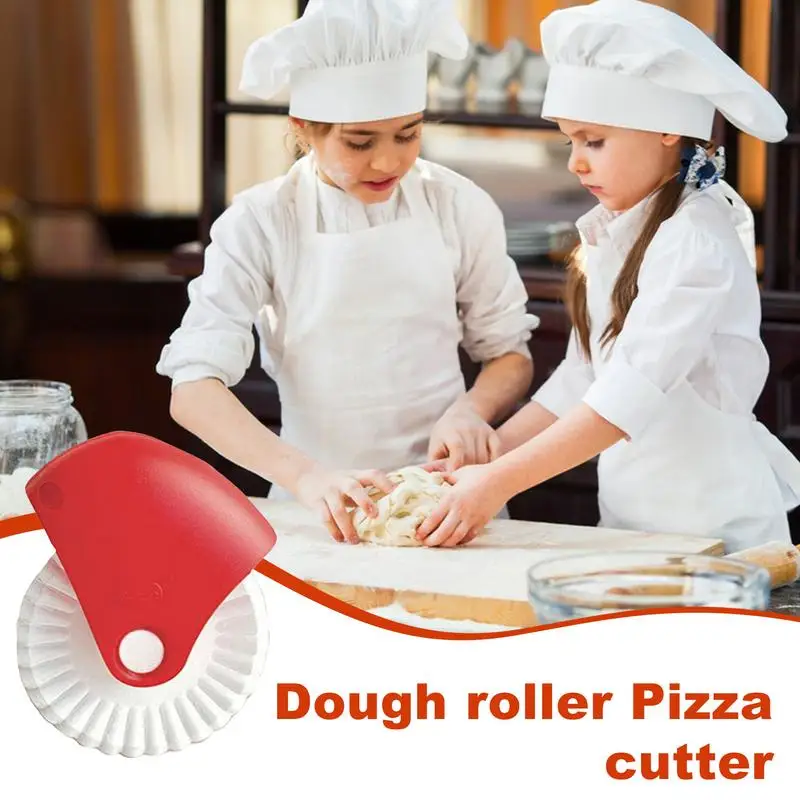Multifunctional Roller Cutter Multi-purpose Pizza Cake Dough Slicing Tool Baking Kitchen Accessories Plastic Blade Wheel