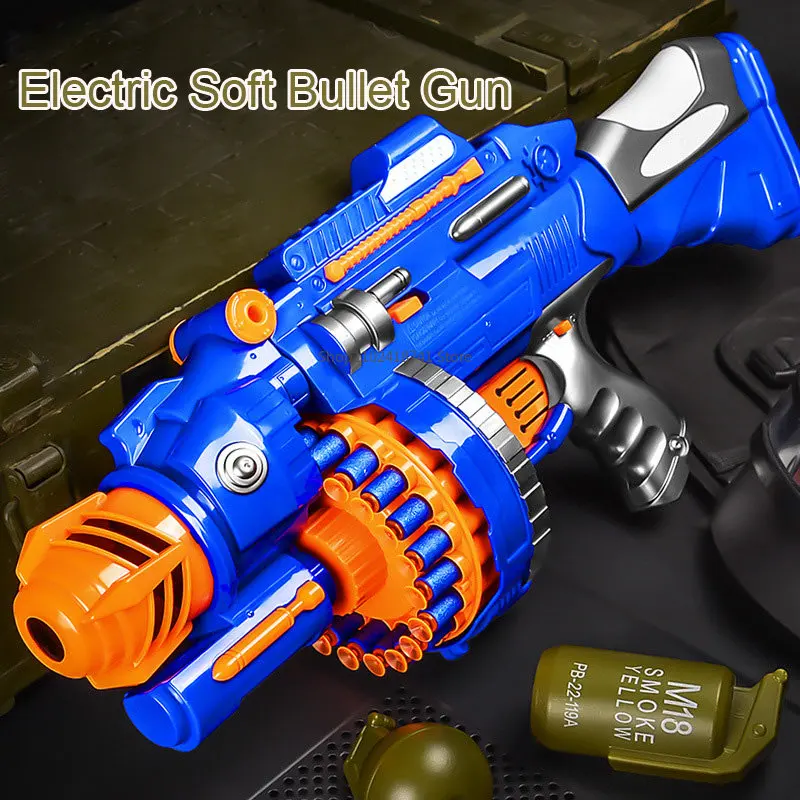 New Arrival Electric Soft Bullet Gun Sniper Rifle Suit For Nerf Bullets Toy  Gun Eva Dart Blaster Toy Rifle Gun Kids Best Gift - Toy Guns - AliExpress