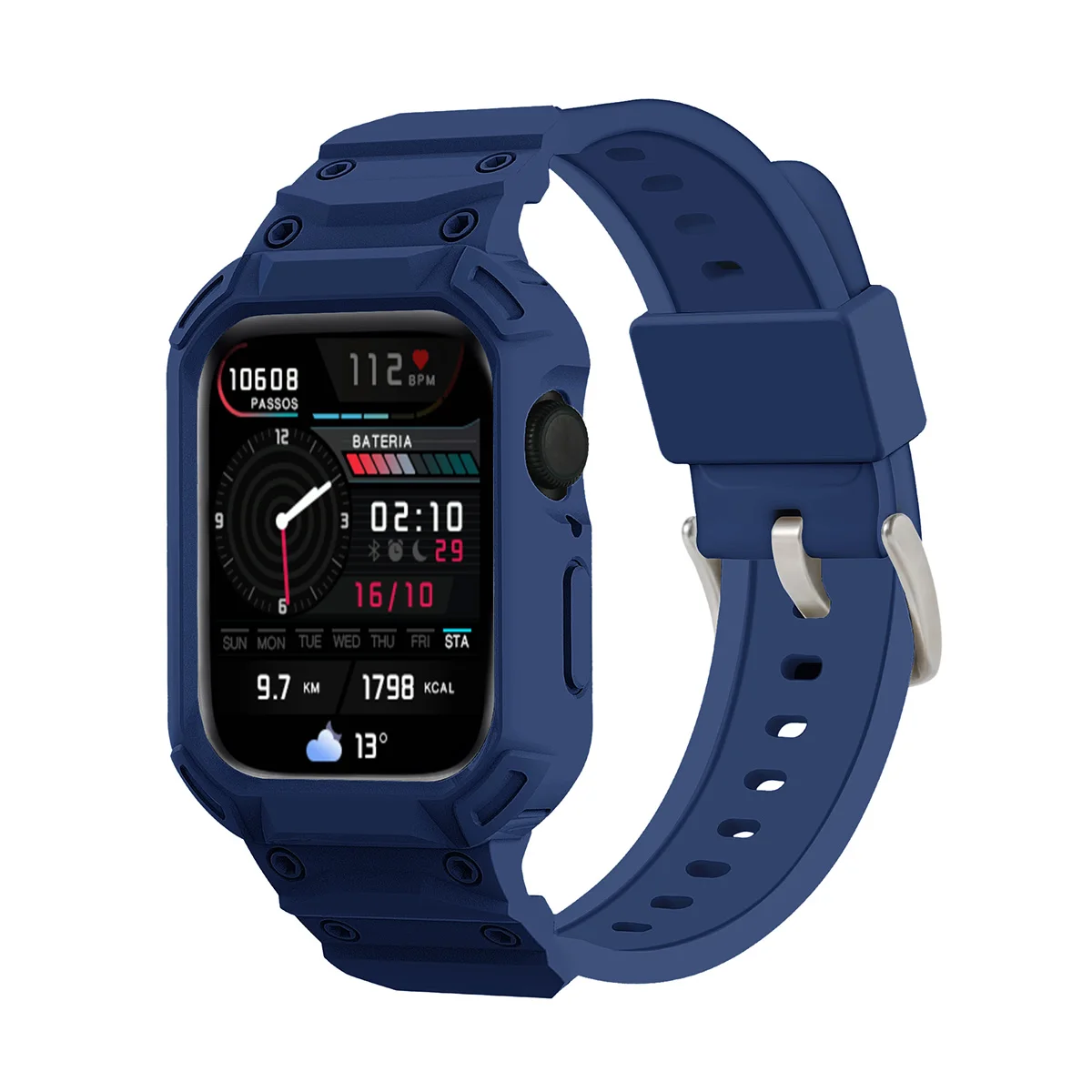 Sport Protective Replacement Wristband with Retrofits and One-Piece Strap Case