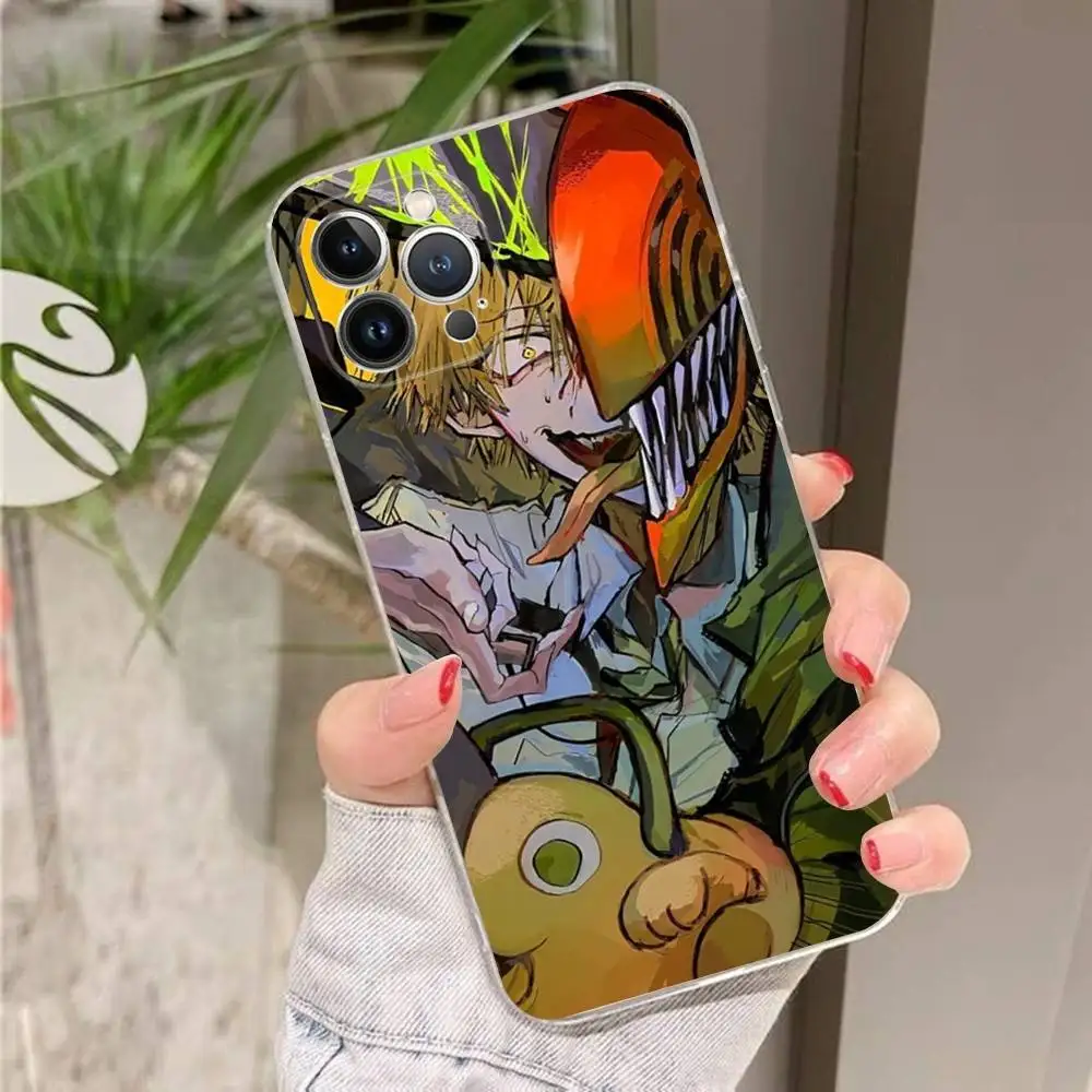 Power Chainsaw Man Protective Phone Case - Stylish Armor Cover