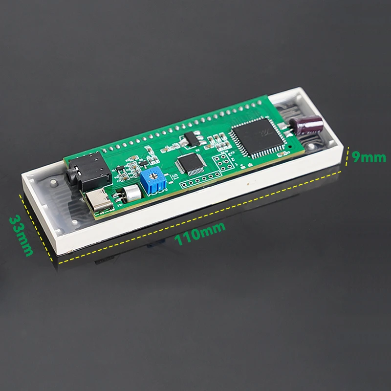 Amplificador Led Music Spectrum Display Analyzer Indicador de Nível de Áudio - Imagem 2