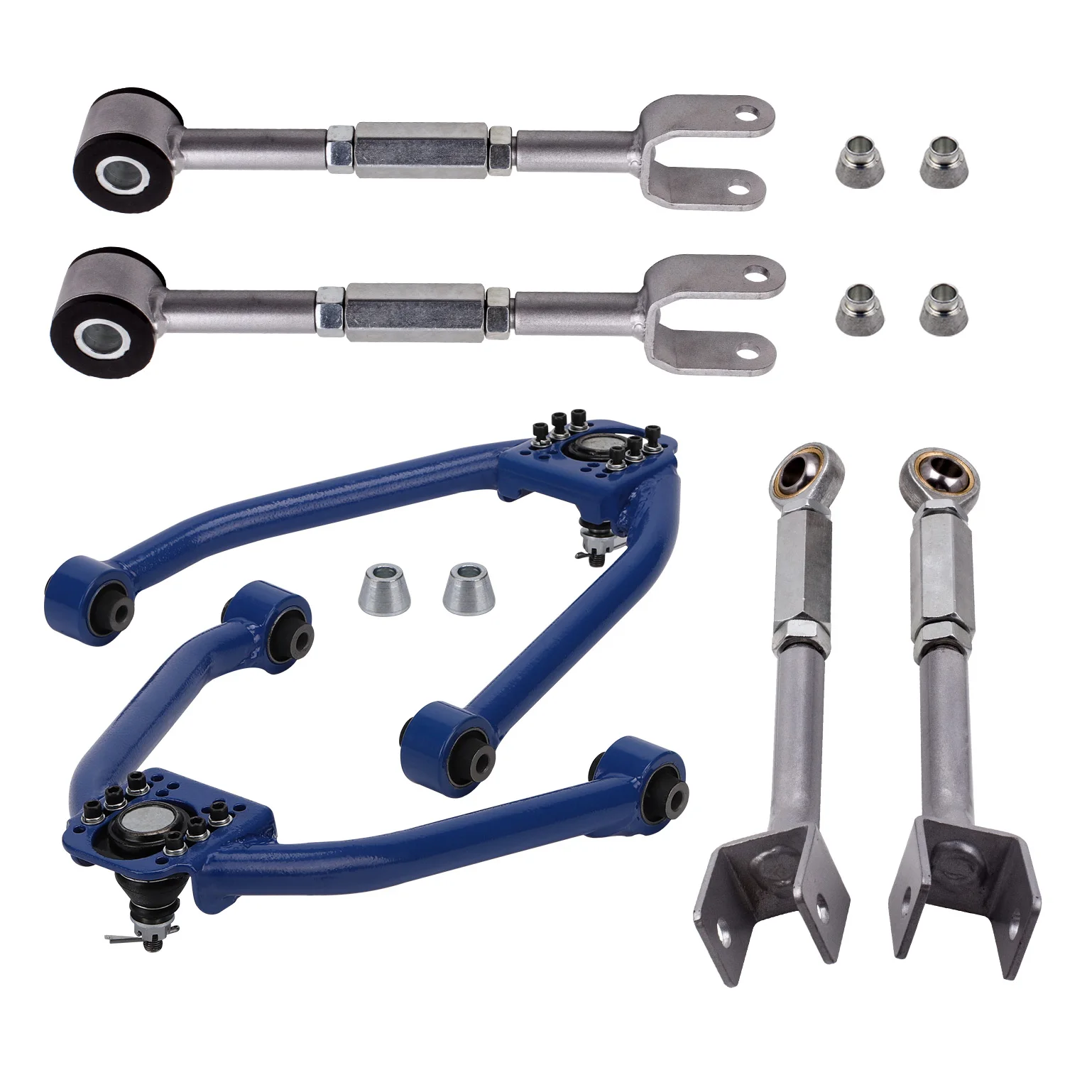 

Adjustable Front Rear Upper Camber + Traction Arm Kit For Nissan 350Z Z33 2003-2009