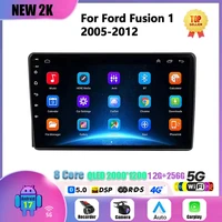 Autoradio multimédia Android 17 pour Ford Fusion 1 2005-2012, navigation GPS, 4G WIFI, Carplay, unité centrale stéréo 2 Din, Auto 1