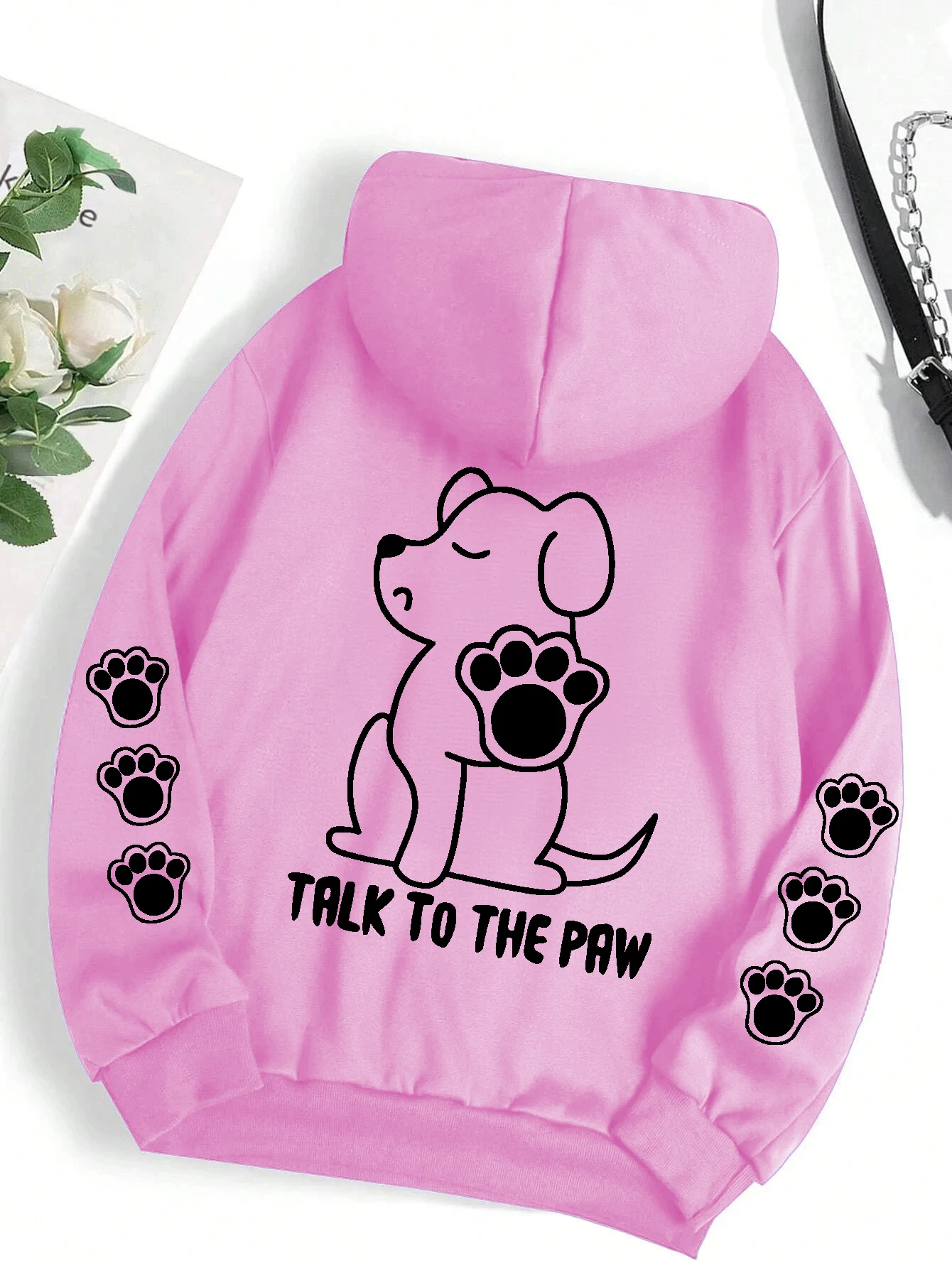 Talk To Paw Hoodie 8