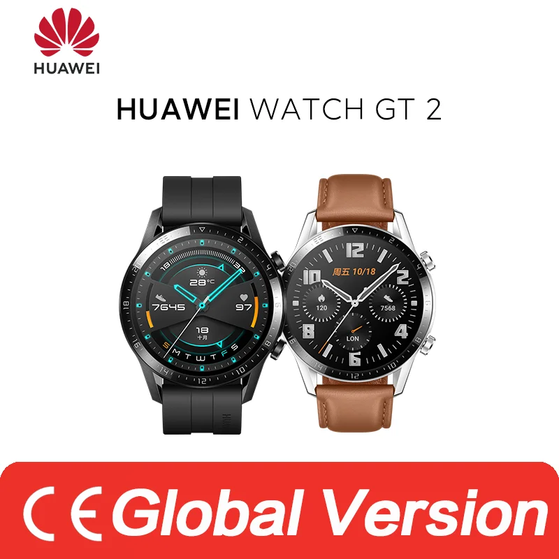 In stock Global Version HUAWEI Watch GT 2 GT2 Smart Watch Blood Oxygen SmartWatch 14 Days Phone Call Heart Rate Tracker|Smart Watches| - AliExpress