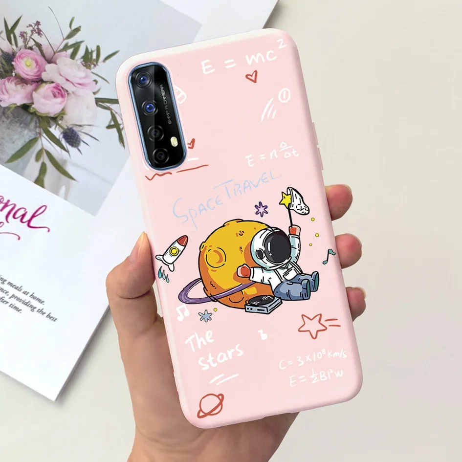 Lovely Astronaut Dinosaur Soft Silicone Phone Case Cover