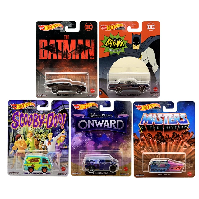 Hot Wheels 2022 Pop Culture Onward ScoobyDoo TV Batmobile Land Shark Guinevere Mystery Machine 1:64 Diecast Model Car Toy DMC55 1
