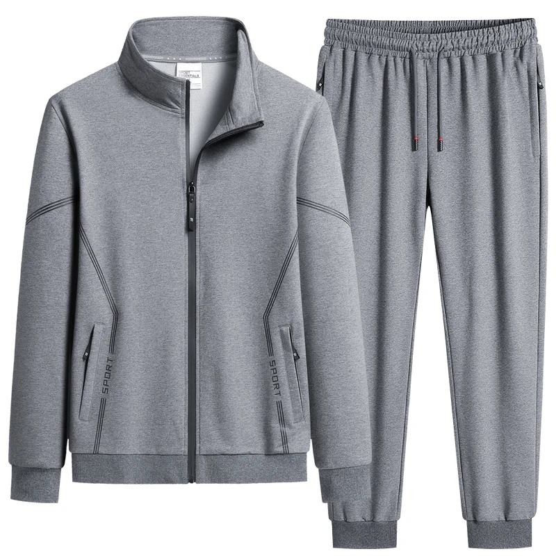 thumbnail image 1 of Chándal WINSTAND de talla grande 8XL para hombre, recién llegado, conjunto de pantalón deportivo informal liso para hombre, traje de jogging unisex 2024, 1 of 4