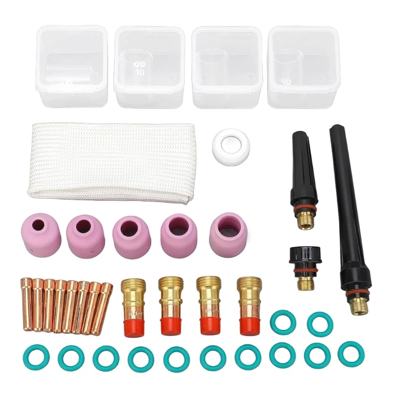 

Welding Efficiency with 38Piece Welding Accessory for WP17 18 26