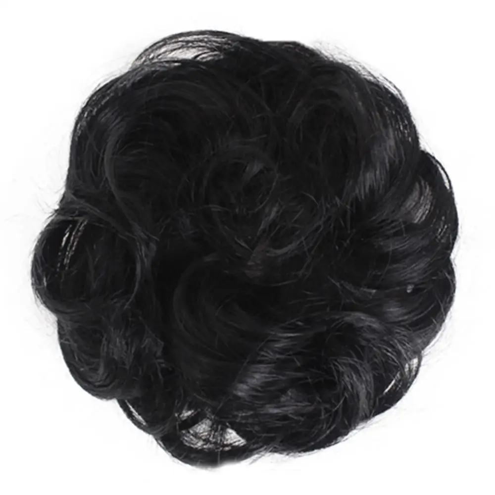 Extension de chignon synthétique pour femme, perruque désordonnée bouclée ondulée, chignons matut, extensions de cheveux chignons, chouchous