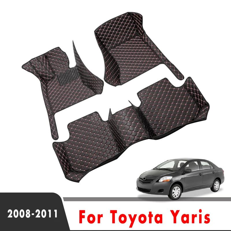 CarFloorMatsForToyotaYaris2011201020092008AutoInterior