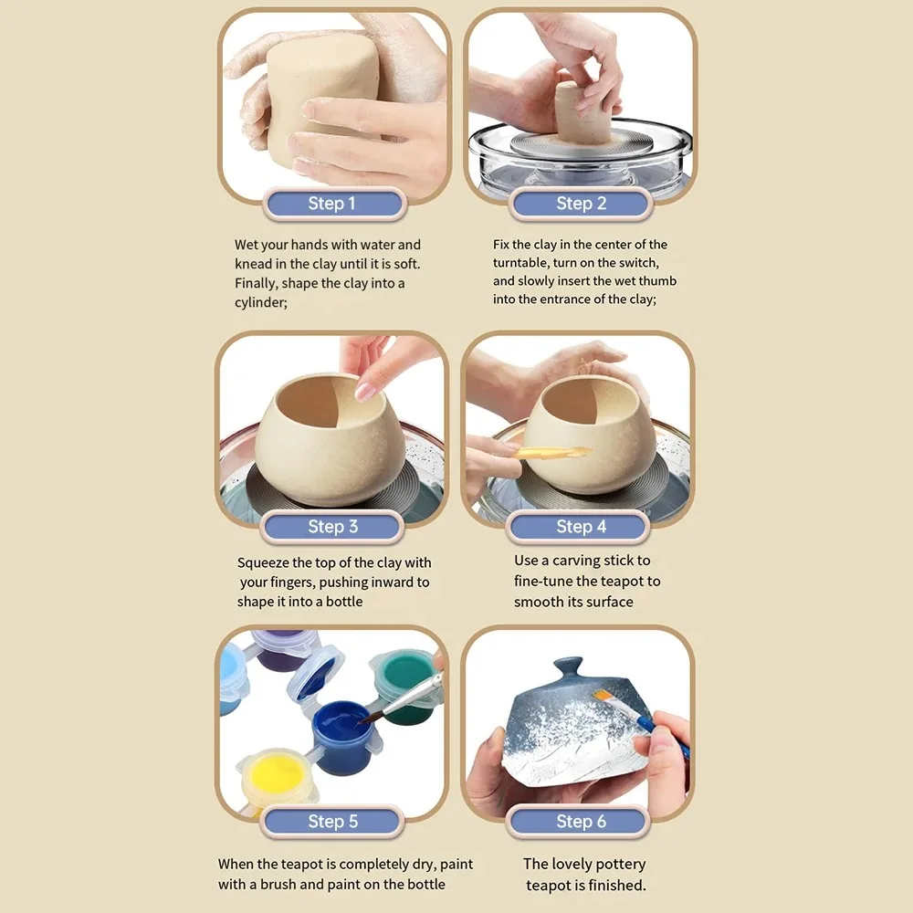 Electric Pottery Wheel Kit 5
