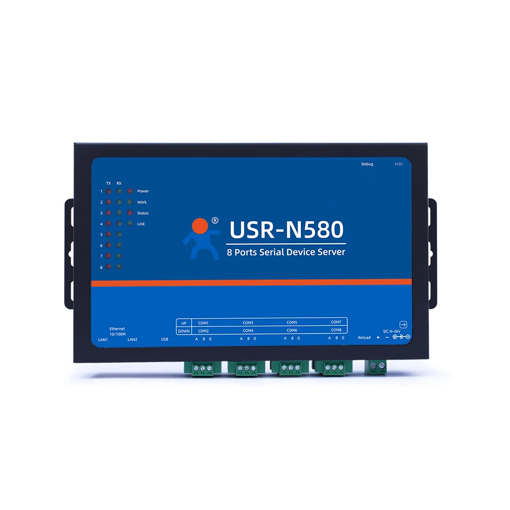 

8 портов RS485, последовательный Ethernet-конвертер, IOT сервер шлюза Modbus RTU в Modbus