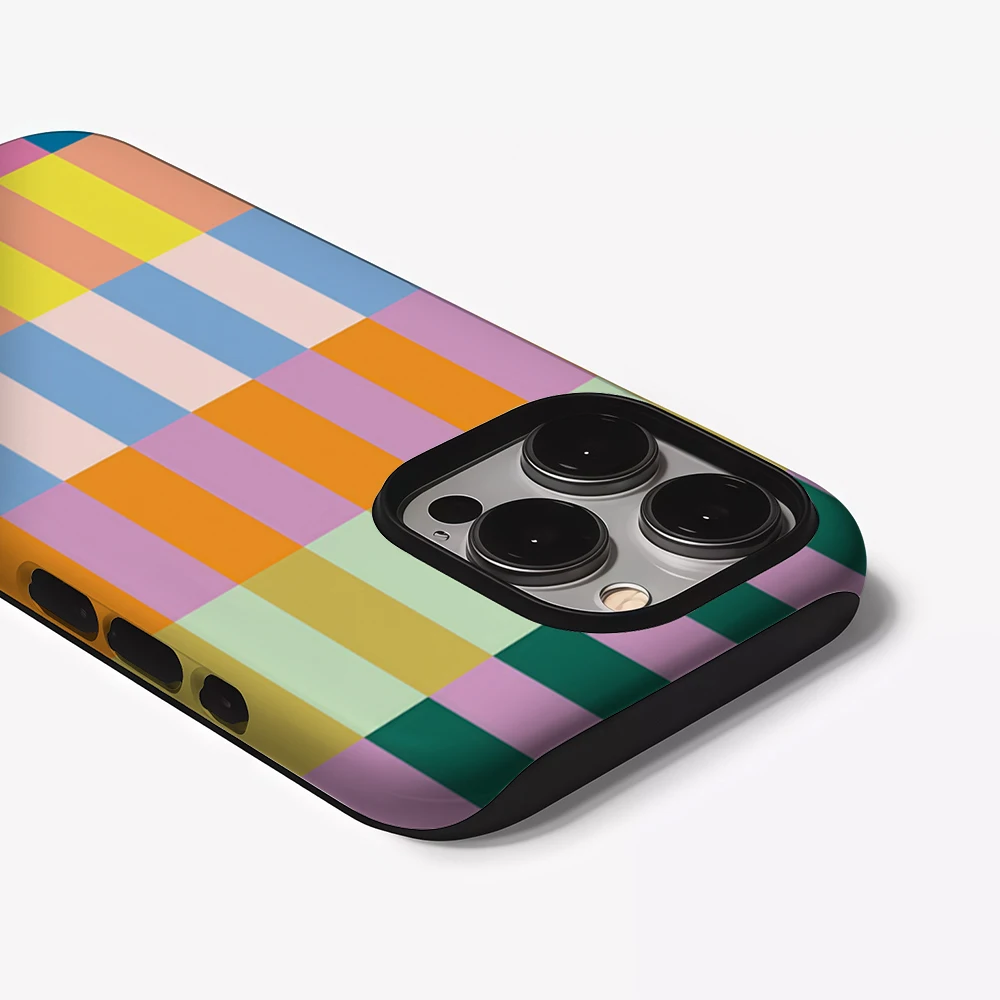 Vibrant Stripe Phone Case - Magnetic, Tough & Stylish