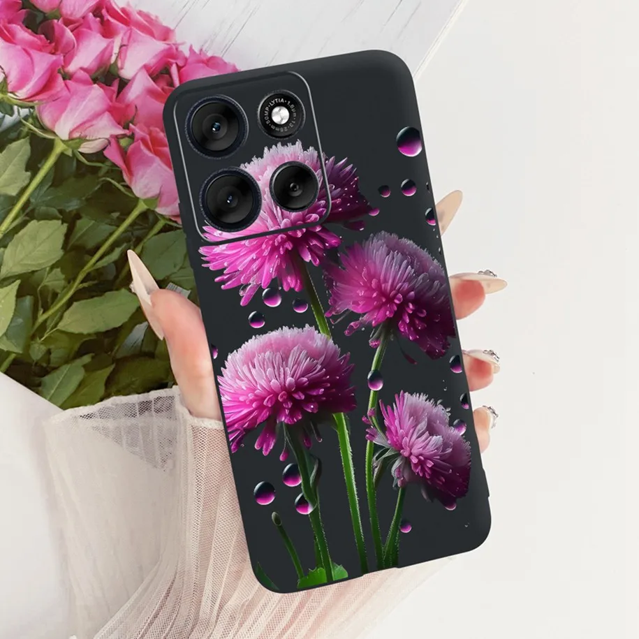 Stylish Bowknot Flower Soft Silicone Phone Case
