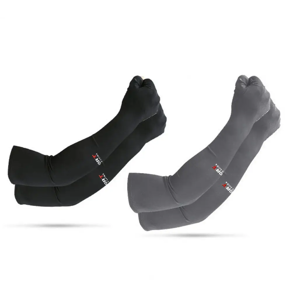 

Cycling Sleeves 1 Pair Practical Fit Skin 4 Colors Half Fingers Arm Sleeves Cycling Equipment
