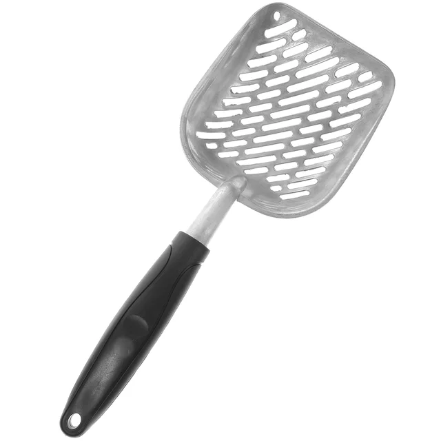Aluminum Alloy Cat Litter Scoop Heavy Duty Metal Hollow Design for Easy Cleaning Pet Supplies Efficient Sanitary Solution 6