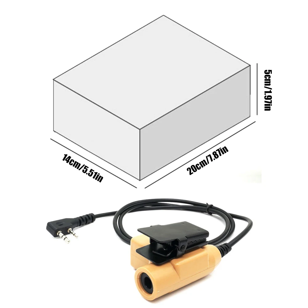 Tactical U94 PTT Military Headset Adapter ABS Headset Accessories For Baofeng UV-5R/888S KD-C1