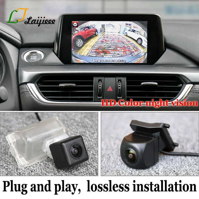 Reverse Camera For Mazda 6 Mazda6 Atenza GJ GL Facelift 2015~2017 Original Screen / 720P HD Night Vision Car Rear Parking Camera