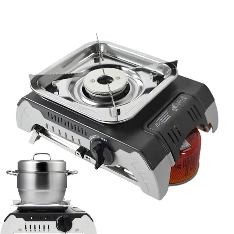 

Cassette Stove Automatic Gas Stove Camping burner for Hiking BBQ 2.9KW Camping burner Portable Cool camping gear for Travel
